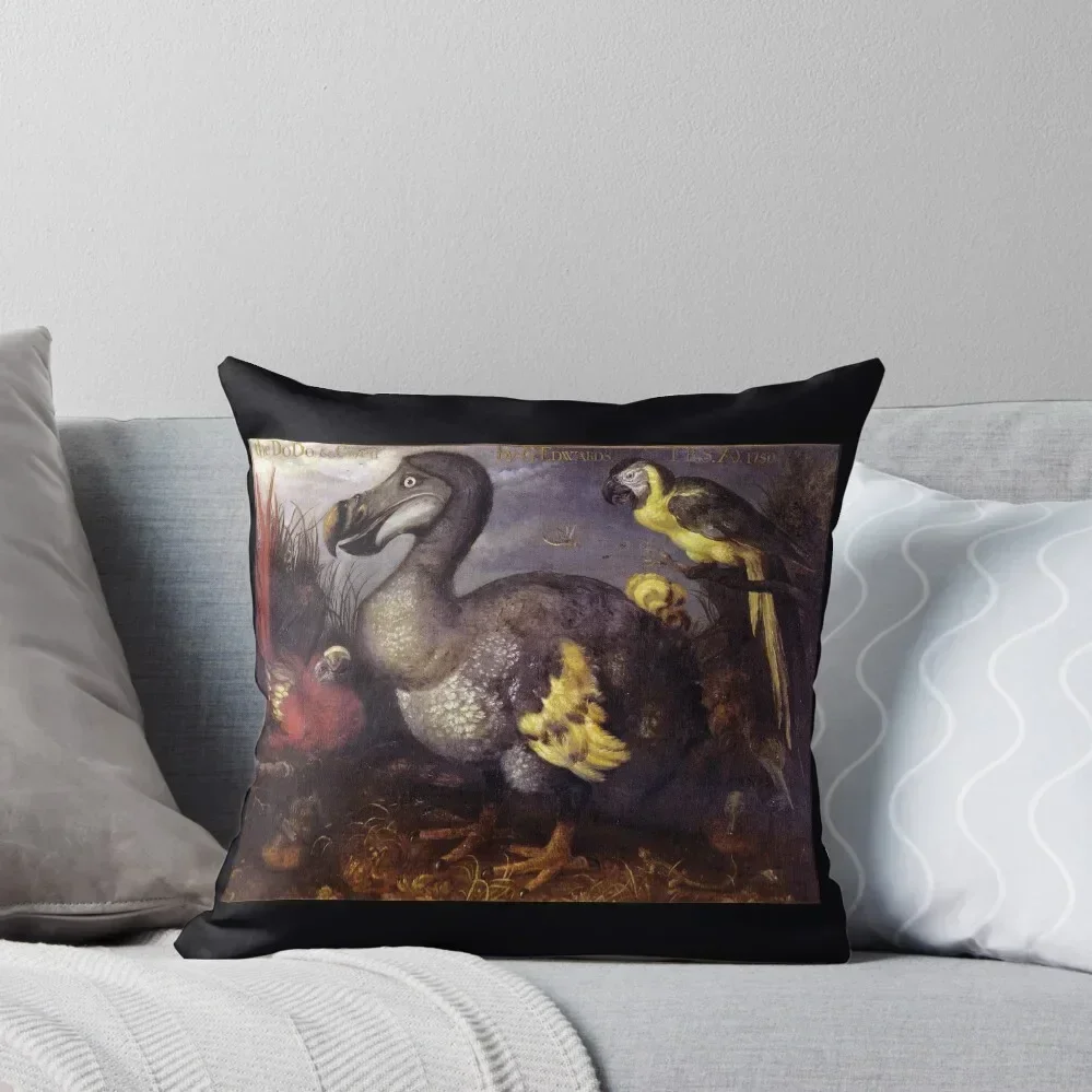 Edwards' Dodo by Roelant Savery Throw Pillow Pillowcases Christmas Pillow Cases Cushion Cover Christmas Pillow