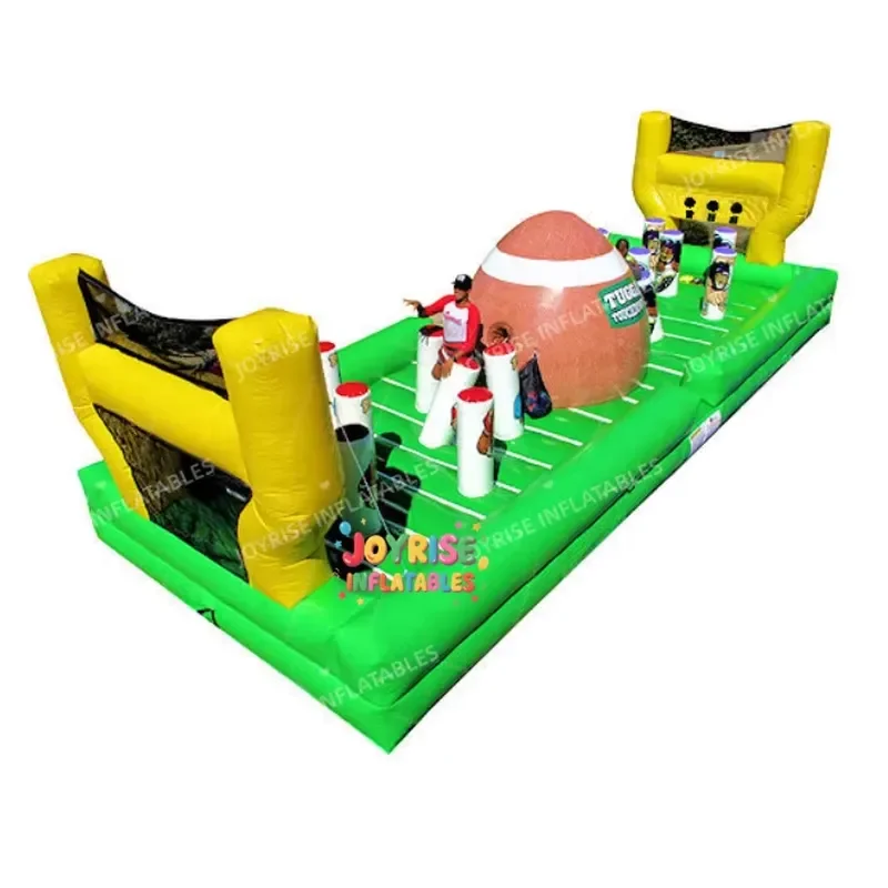Interactive Inflatable Football Bungee Game-Team Building Challenge Game