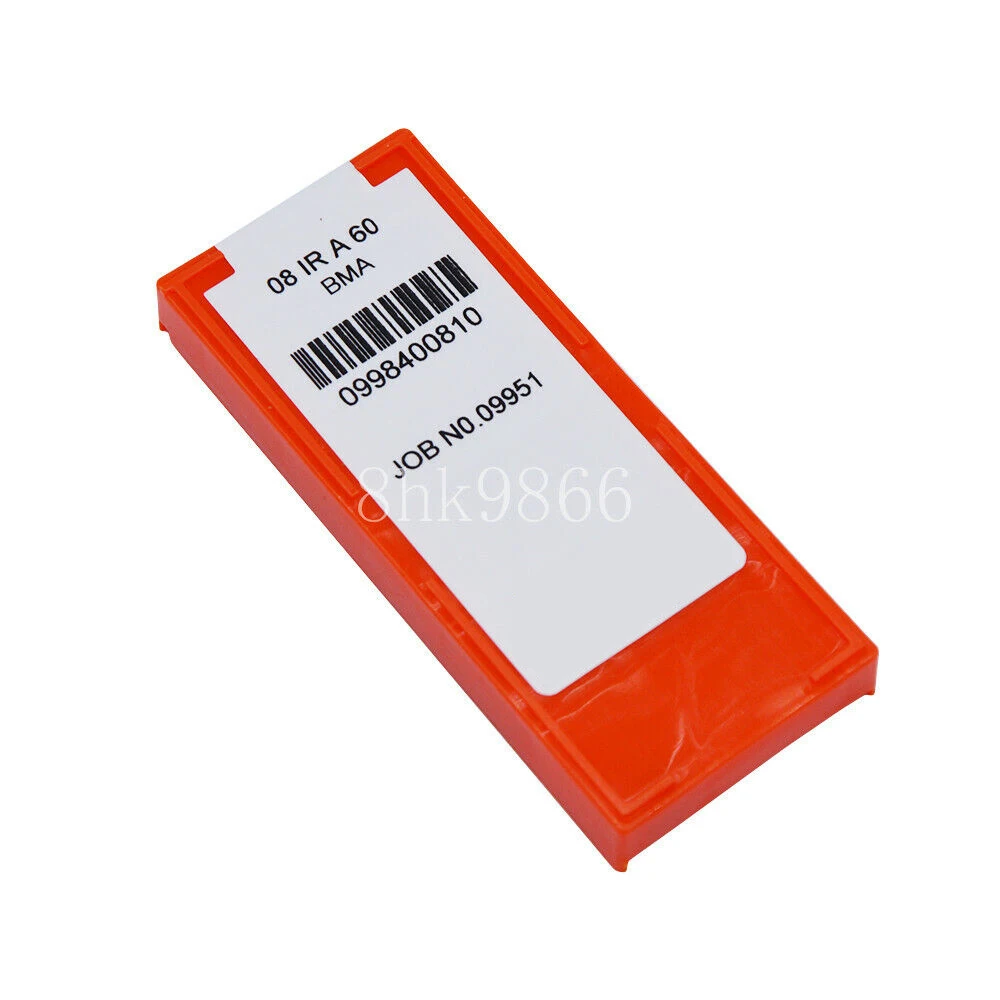 Carbide Threading Blade, 08IR, A60, BMA, alta qualidade, 10pcs