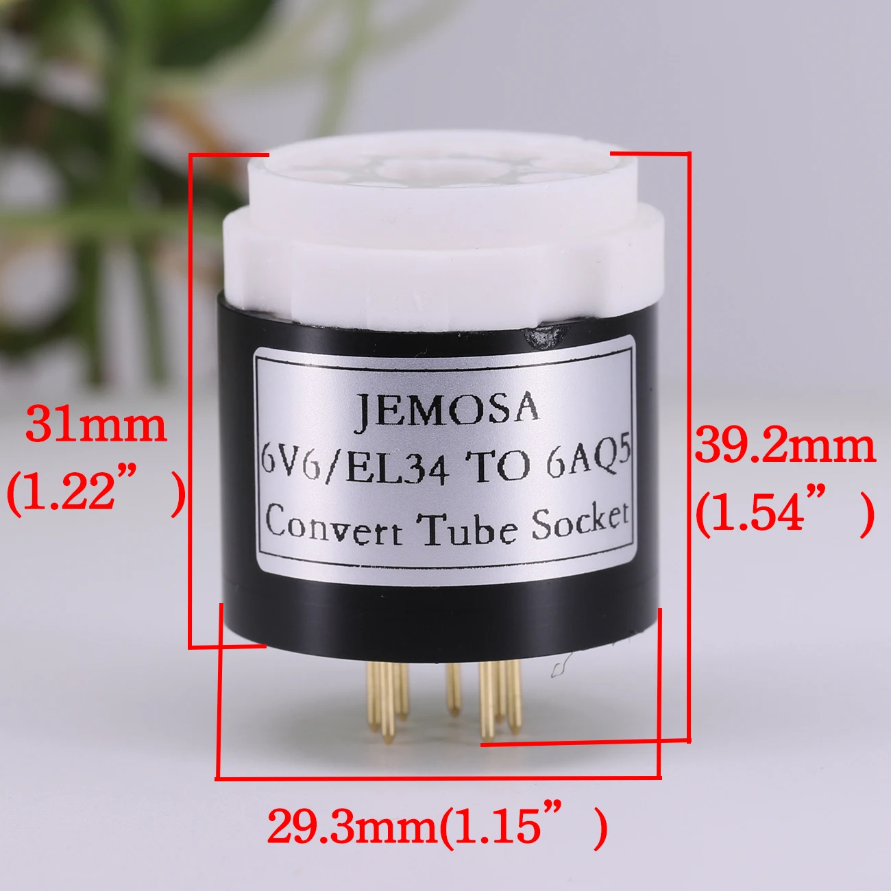 1PC 6L6 EL34 6P3P 6P6P 6V6 TO 6AQ5 DIY HIFI Audio Vacuum Tube Amplifier Convert Socket Adapter