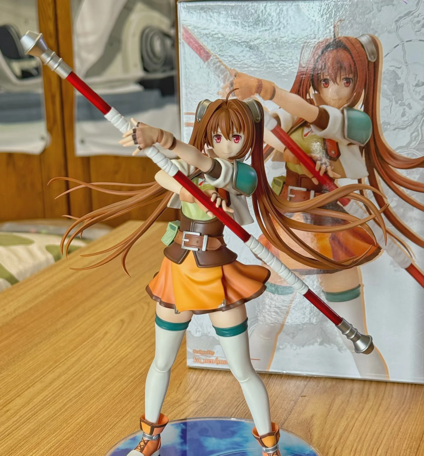 

Легенда о героях: Следы в небе Estelle Bright Guerilla Аниме Фигурка Аниме и Манга Фигурки Украшения комнаты Игрушка