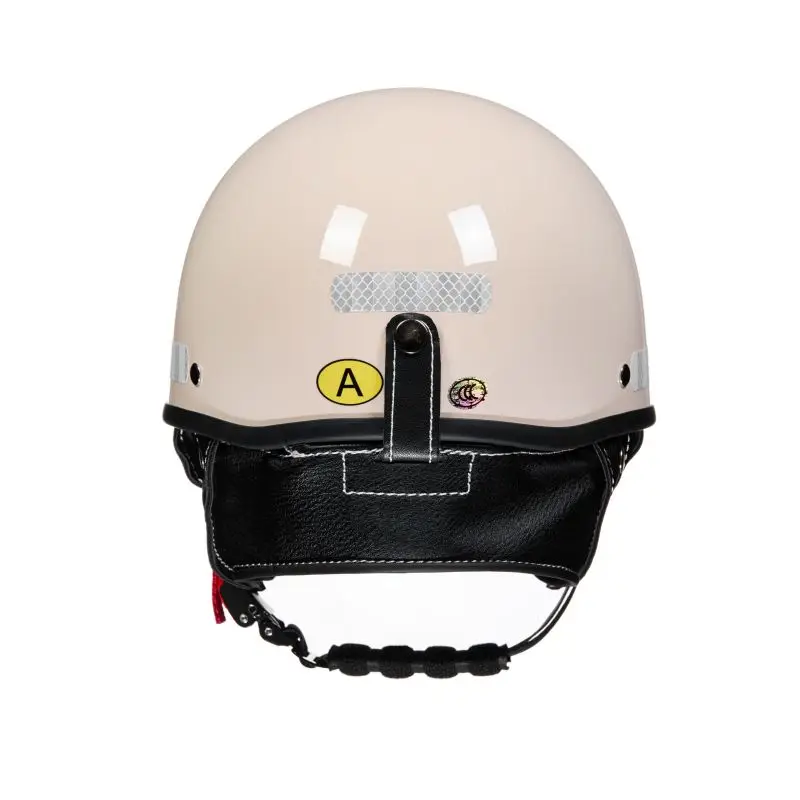 Motorrad Retro Helm Vintage Mode Moto Helm Kapazität de Moto Halbhelm Casco Moto Casque