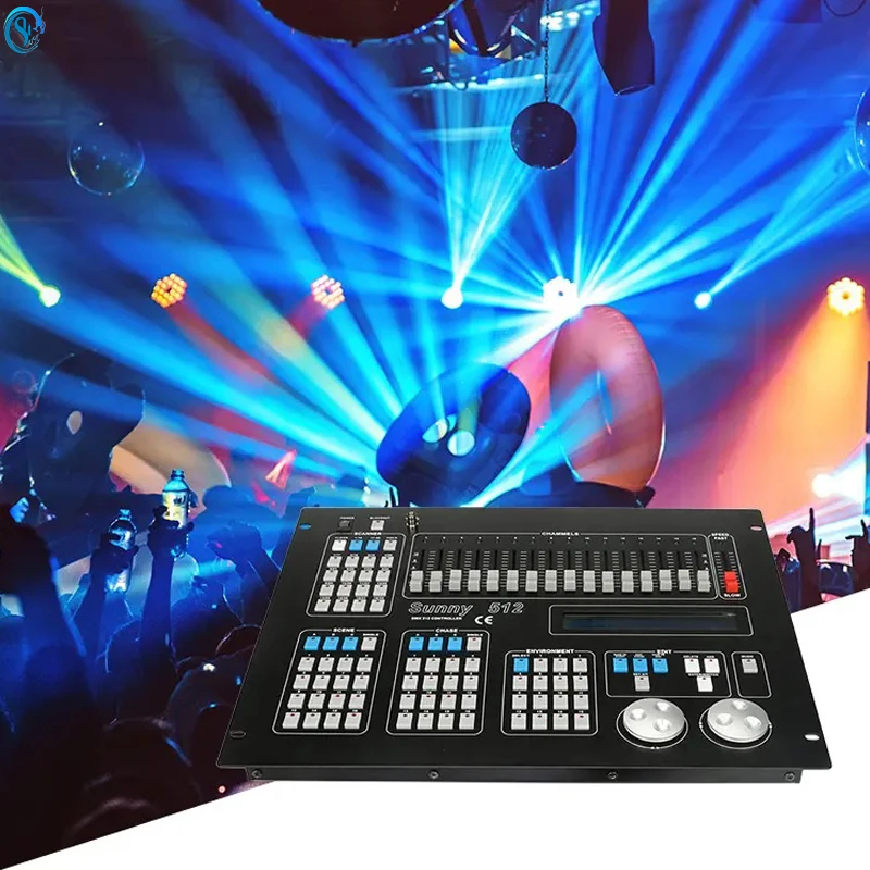 DMX Console Sunny 512 Stage DJ Light Controller For Party Pub Night Club Disco KTV Moving Heads Par Light