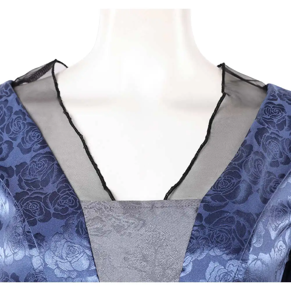 Fantasy Helaena Cosplay Blue Dress 2026 TV Dragon Roleplay Costume Women Clothing Dresses Halloween Carnival Outfits Female Suit view 6