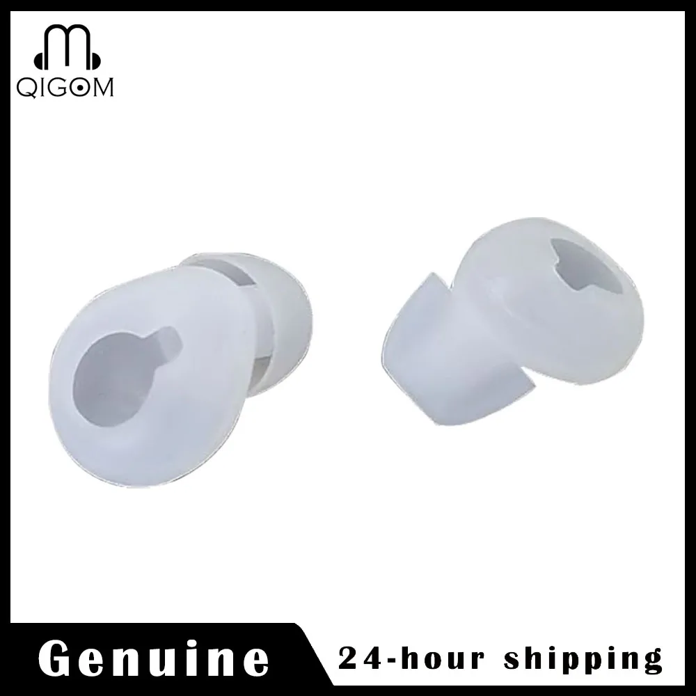 QIGOM Flathead سماعة رئيس تحويل داخل الأذن غطاء سيليكون شفاف لسماعة MX500 لقطر رأس سماعة 16-16.8 مللي متر