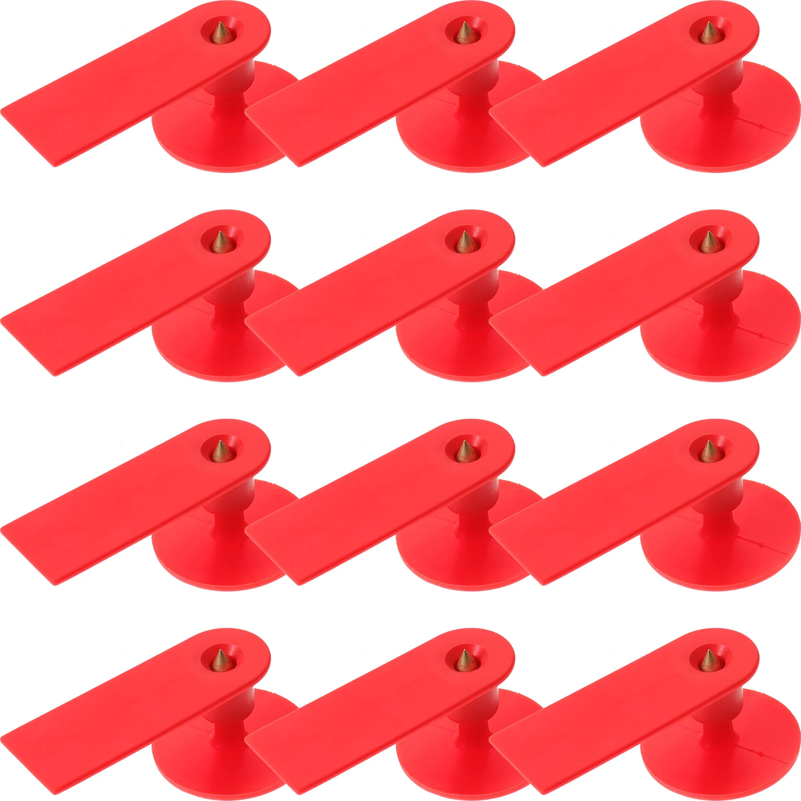 

100pcs Cattle Ear Tags Sheep Ear Tag Animal Signs Tpu Plastic Small Livestock Id Blank Pig Label For Calves Beef Dairy Goats