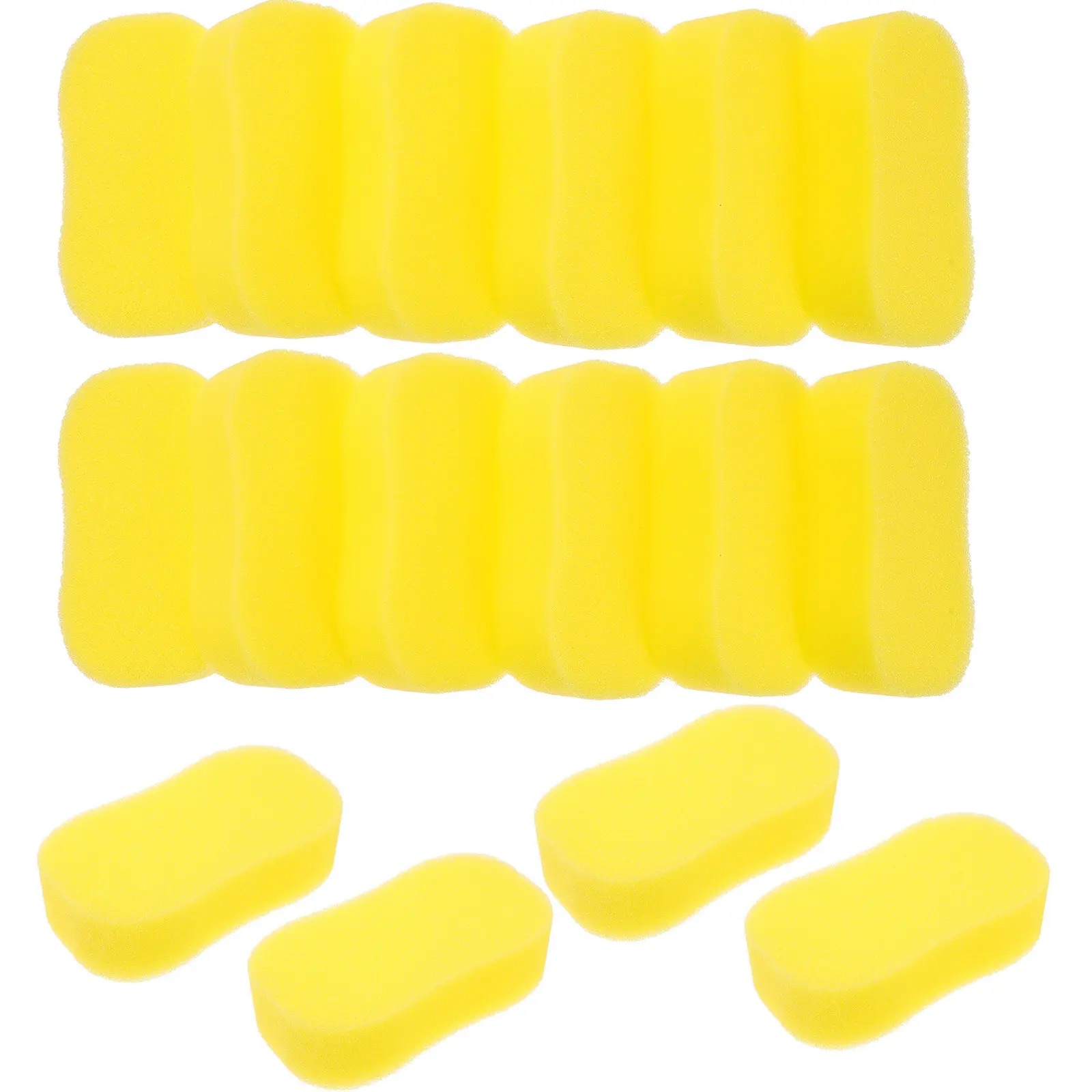 20Pcs Hairdressing Sponge Brush Broken Hair Removal Neck Duster Barber Hair Salon Cleaning Brush Neck Duster Sponge