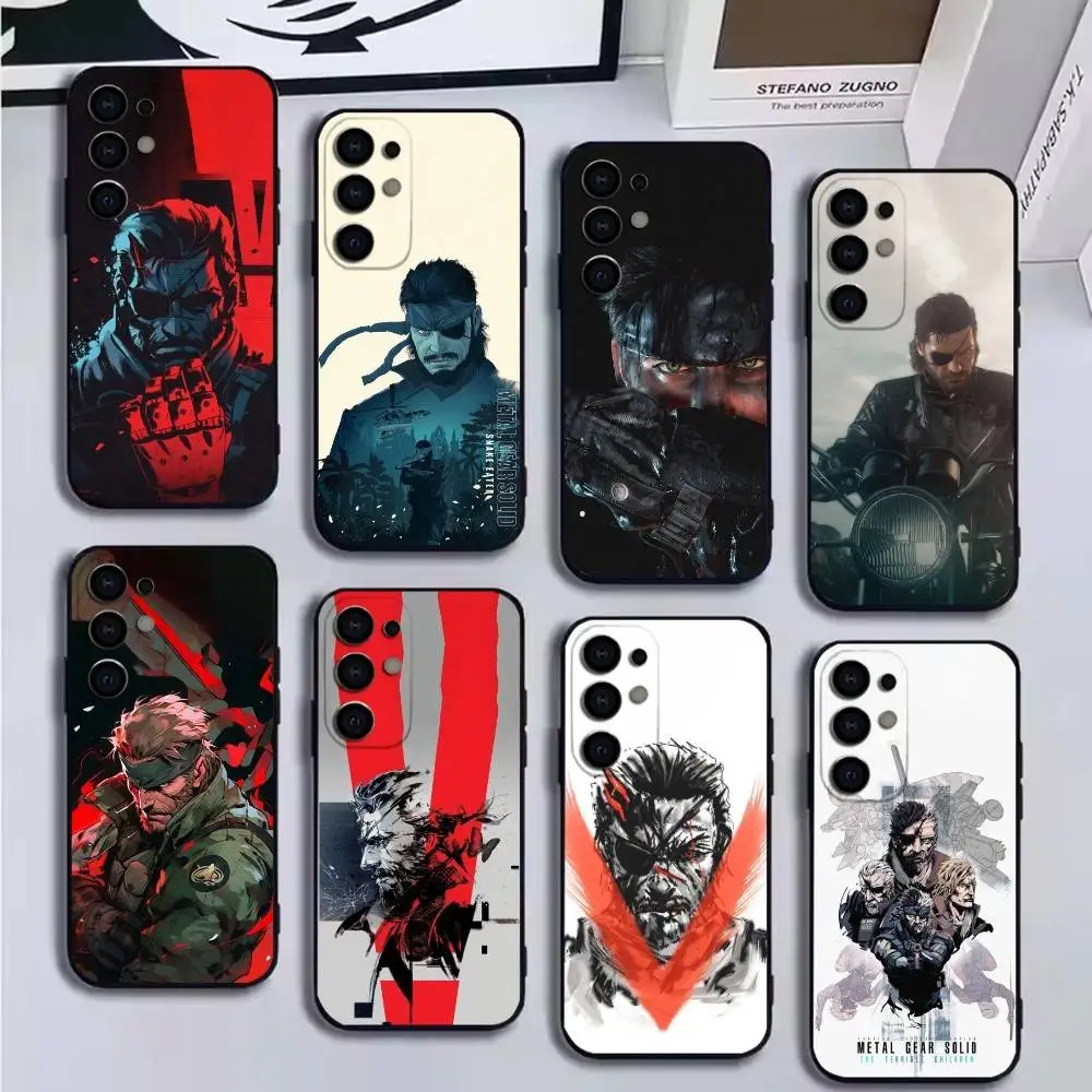 

Game M-Metal G-Gear SolidS Phone Case For Samsung S25,S24,S21,S22,S23,S30,Ultra,S20,Plus,Fe,Lite Black Shell