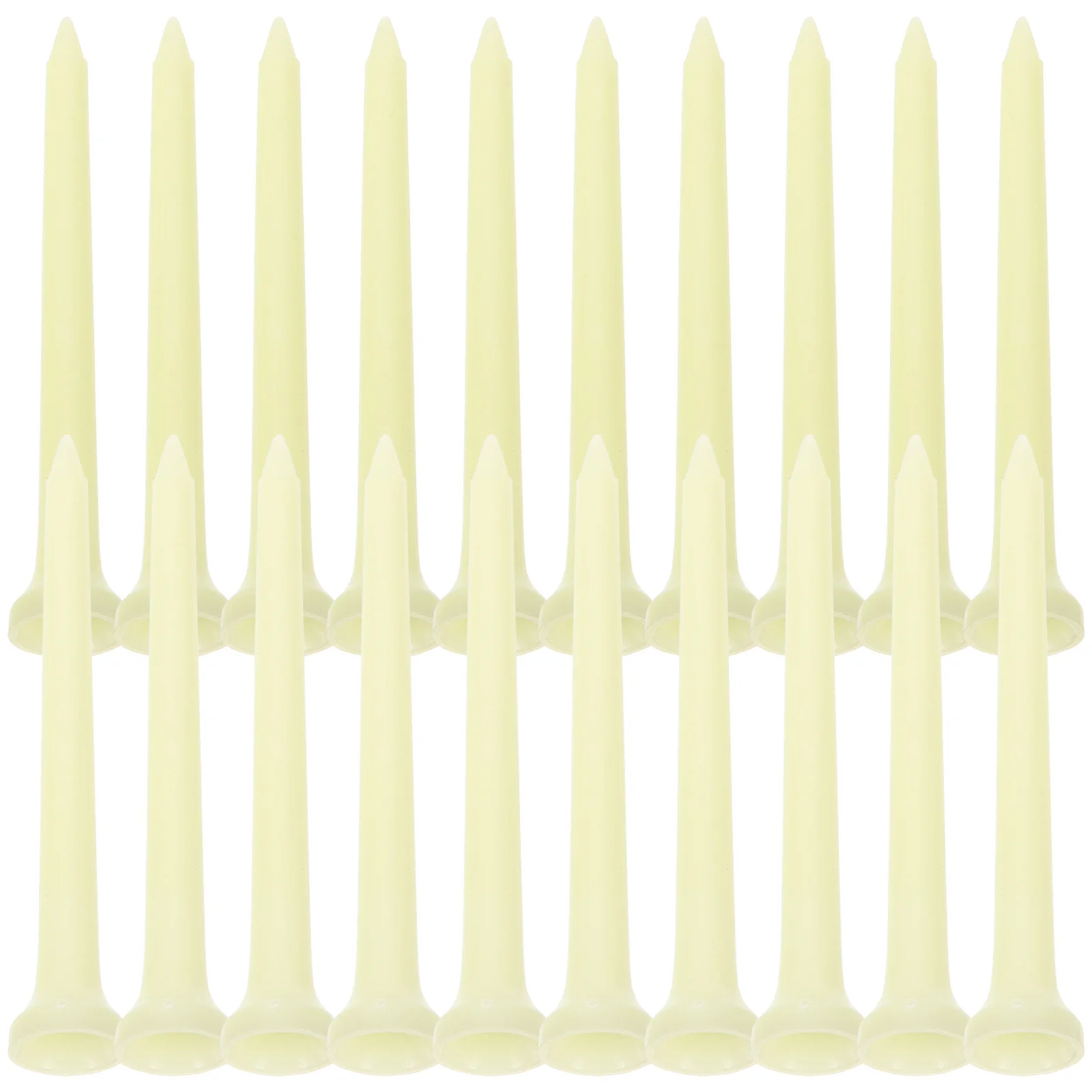 

20pcs Luminous Durable Tees Ball Holder Golf Pegs Stands Reusable Outdoor Golf Practice Accessories Sturdy Spikes