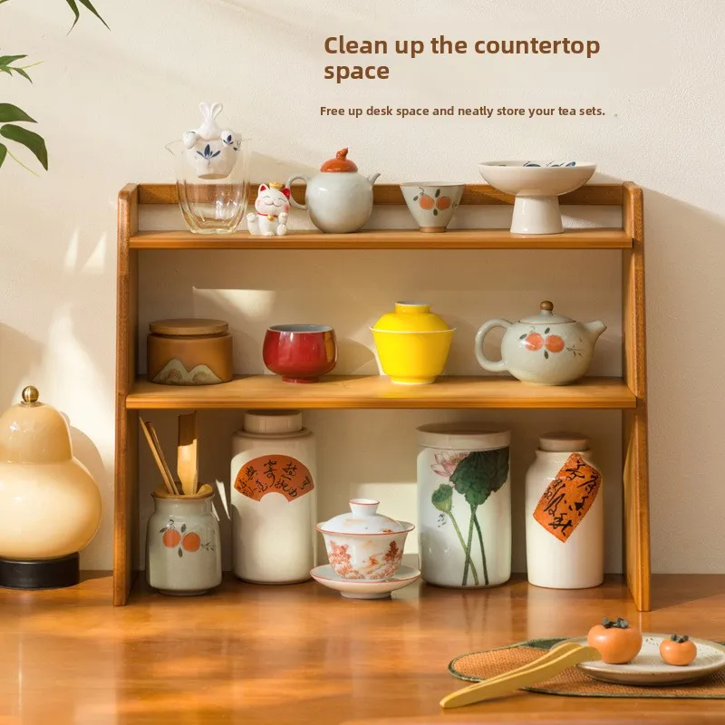 

Подставка для чайного сервиза Firm Tea House, держатель для чайных чашек, подставка Bogu, китайская настольная подставка для чая, настольный органайзер для хранения