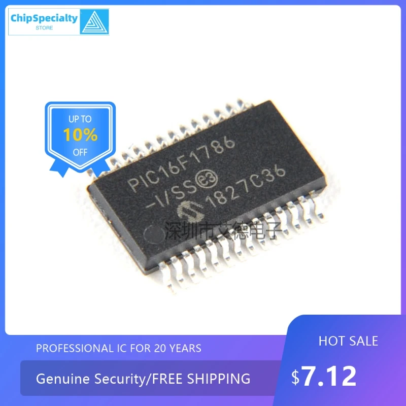 Original PIC16F1786-I/SS patch SSOP28 embedded processor 8-bit microcontroller