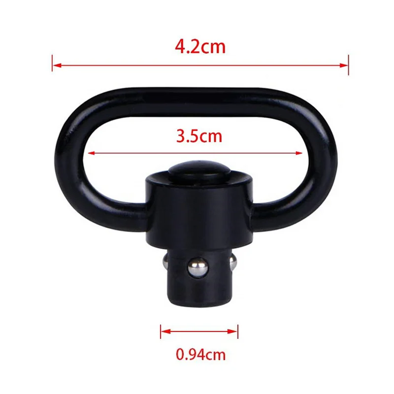 Tactical QD Sling Rifle Push Button Swivel Mount Ring Quick Release Tactical Sling Swivel Mount Adapter Hunting Accessories