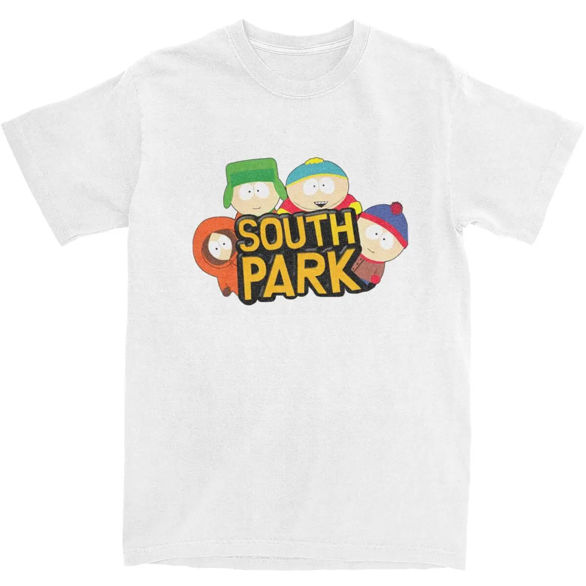 

Vintage T-Shirt Souths Cartoon Cotton T-Shirts Logo Parks Fashion Tshirt for Men Summer Y2K Casual Casual Short Sleeve Top Tees