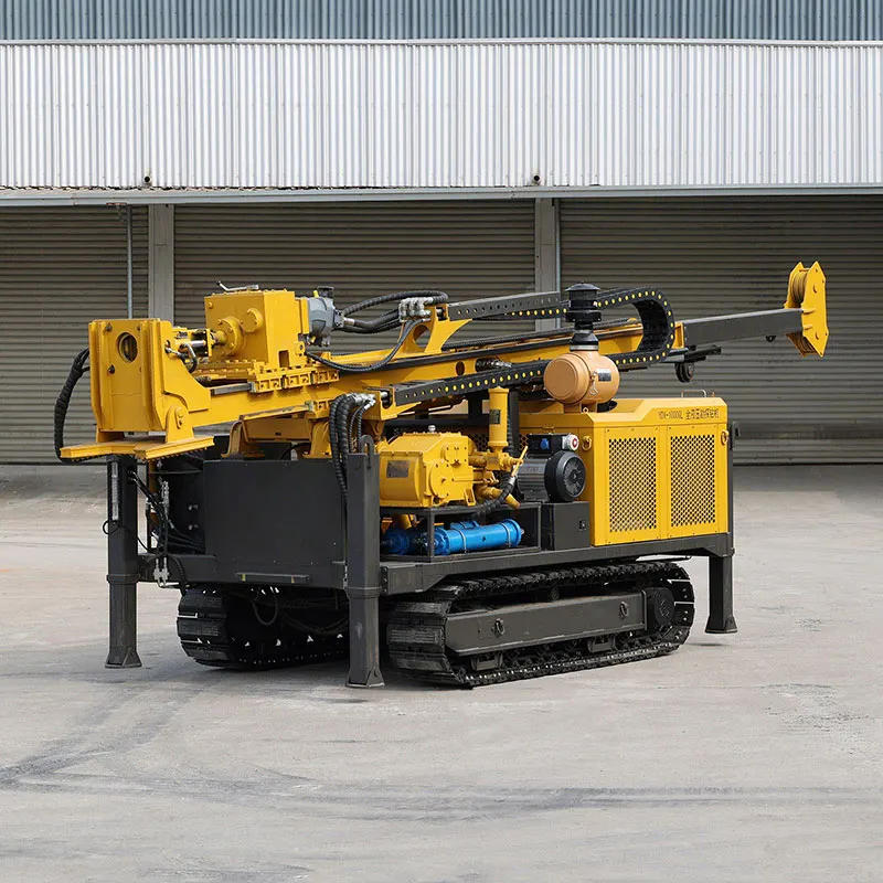 Crawler Mounted Full Hydraulic Core Drill Rig 400m Depth Mining Coal Metal Diamond Core Drilling Machine
