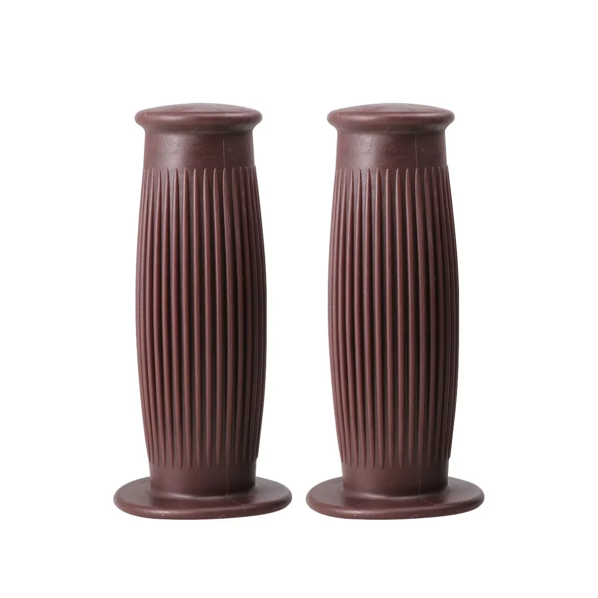 

1Pair Motorcycle Handlebar Grips Rubber Non-Slip Universal 22-24Mm Shock Absorbing Cycling Grip Covers Vintage Striped