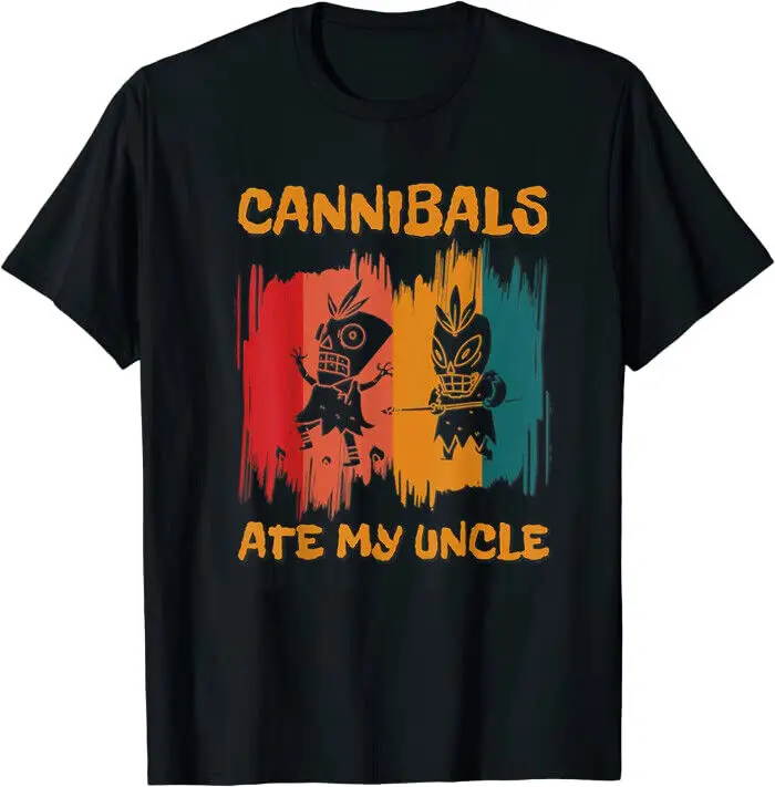 Cannibals Ate My Uncle Joe Biden Trump 2024 Political Tee T-Shirt Size M to 3XL