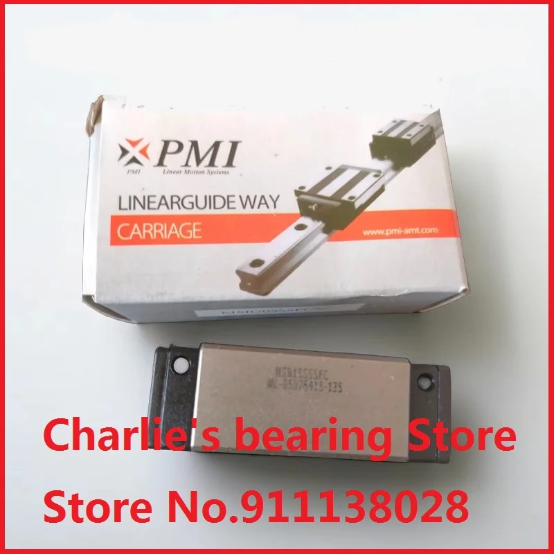 1pc 100% brand new original genuine PMI brand linear guide carriage model MSB15S-N