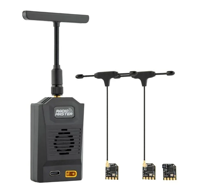 

UFlightRC RadioMaster Ranger Nano 2.4GHZ ELRS Module T-shape antenna FPV TX/RX Connector module Long Range Radio system