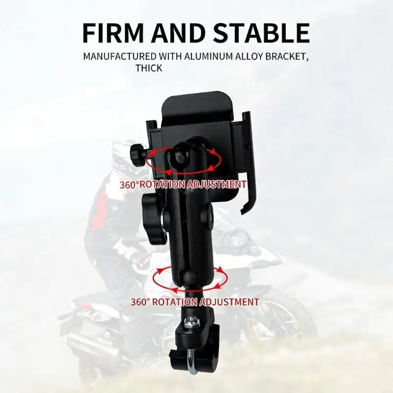 

High Performances Motorcycle Phone Clamp Offering Secure Locking Mechanism & Best Viewing Angles for Mobile Phones