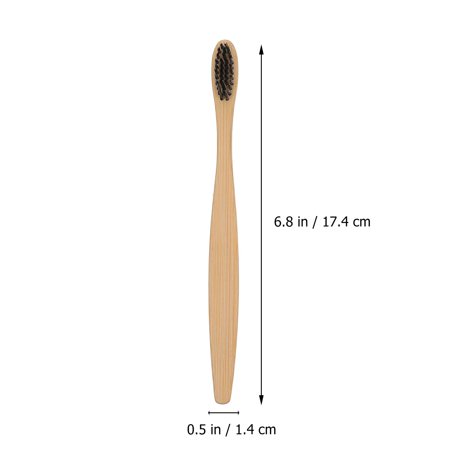 

10Pcs Bamboo Charcoal Toothbrushes Disposable Nylon Wool Adult Tooth Portable for Travel Oral Care Household Use