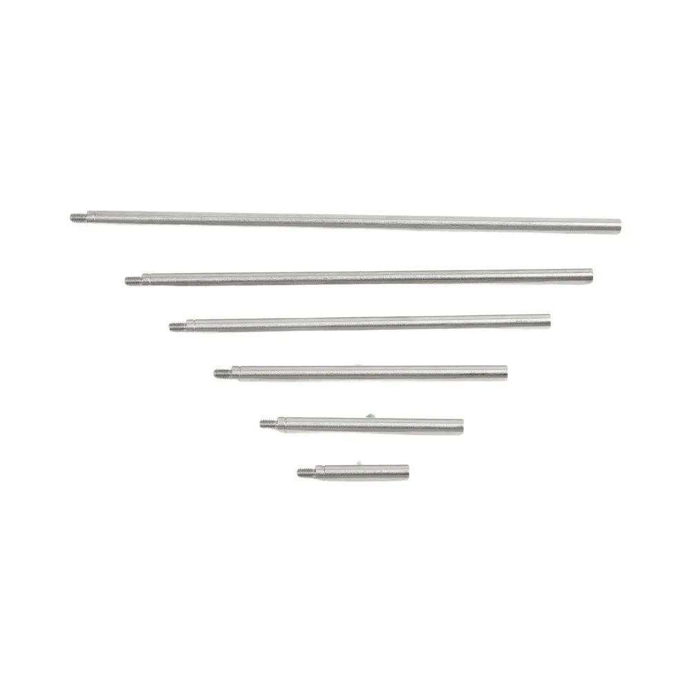 6pc For dial Indicator Extension Rods Constructed of Metal with Standard M2.5 Threads for Calibration and Alignment Work