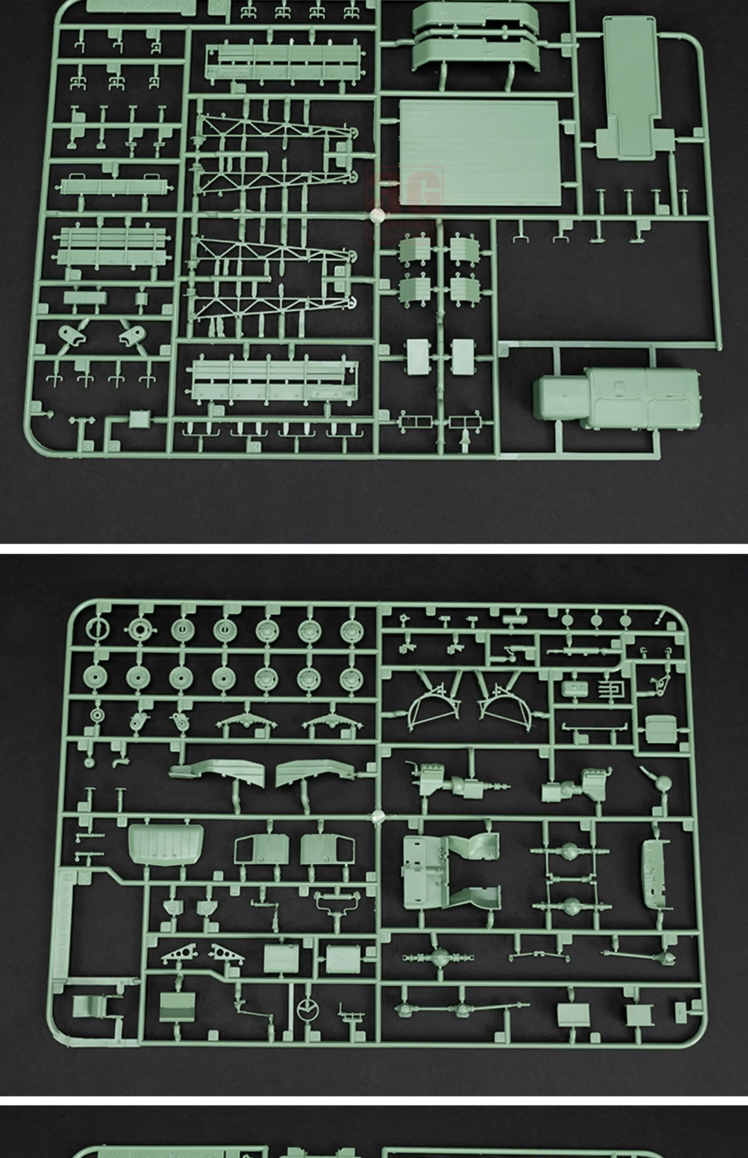 ZIMI MODELLO Kit modello assemblato ZM80159 4320.APA-5D Camion, doppio camion scala 1/48