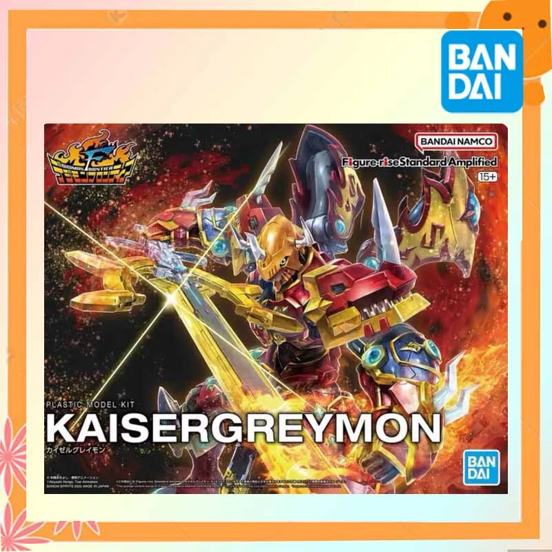 

Акриловая вывеска BANDAI, оригинальная фигурка GUNDAM, стандартная Digimon KAISERGREYMON, аниме, экшн-фигурка, сборная модель игрушки