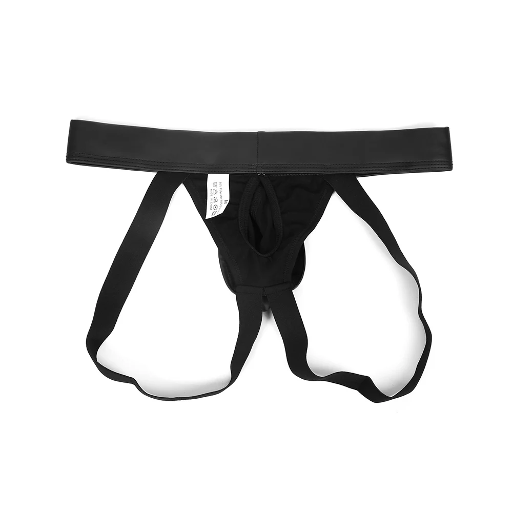 مريحة فو الجلود انفصال الحقيبة g-سلسلة سيور سيسي مثير الملابس الداخلية مفتوحة بعقب ملخصات رجل طنجة #3