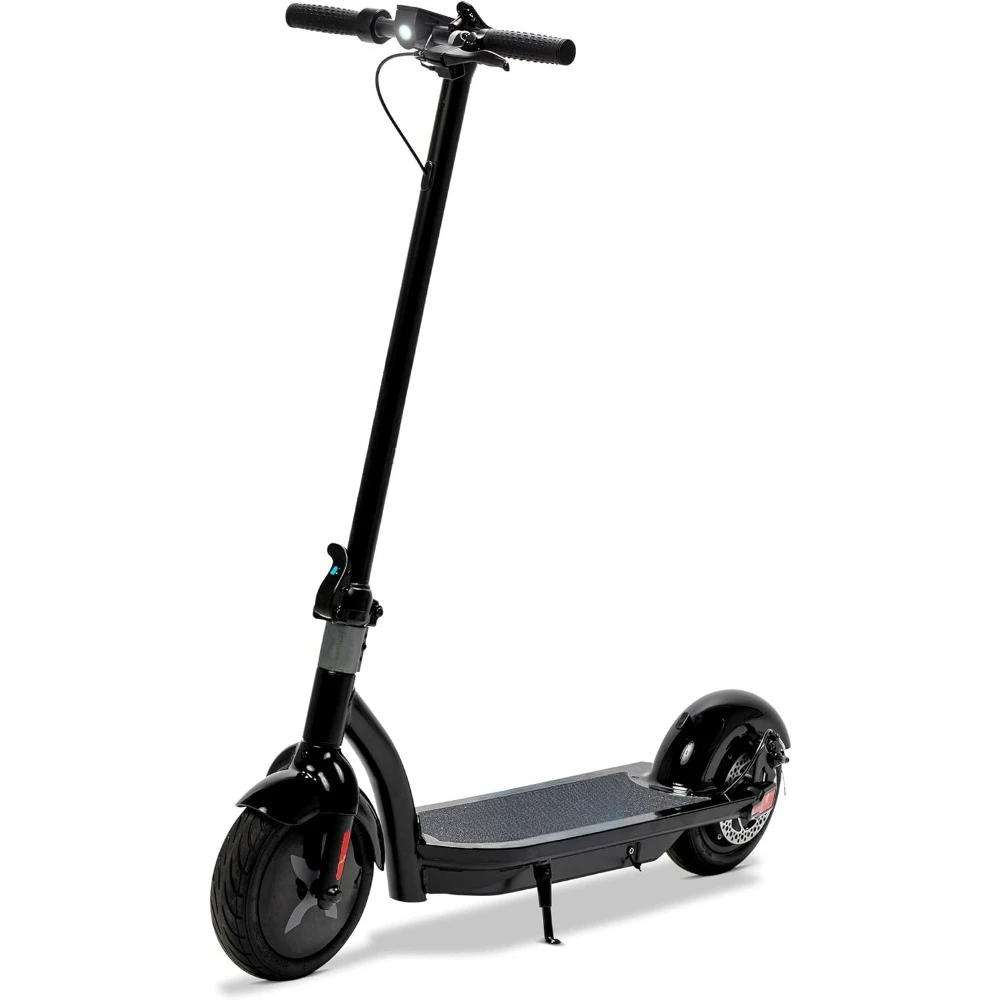 Alpha Foldable Electric Scooter with 450W Brushless Motor, 18 mph Max Speed, 10” Air-Filled Tires and 12 Mile Range.