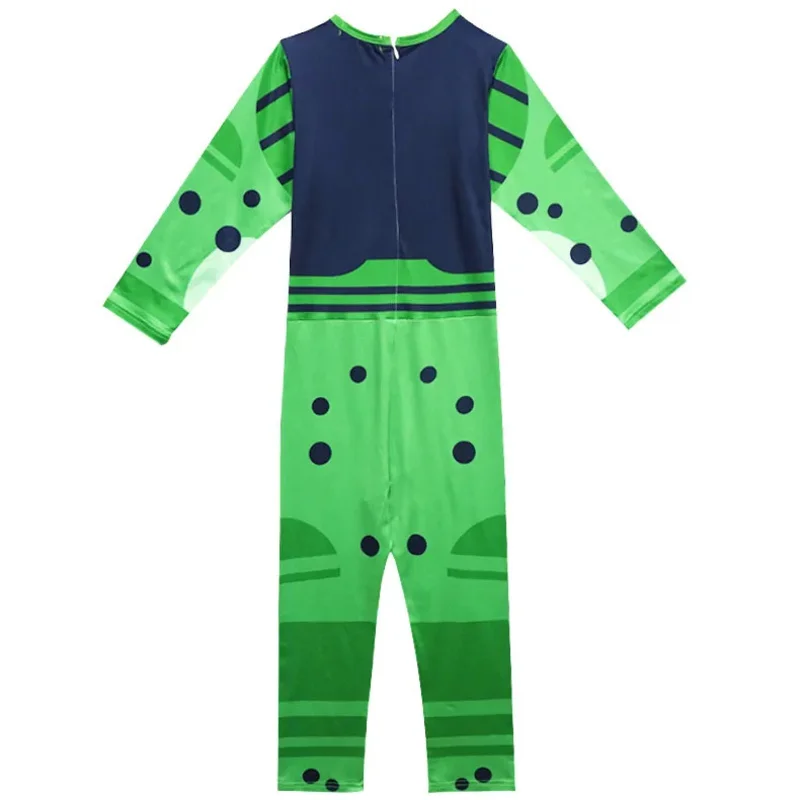 L2025l قوة الهالوين W-Wild Kratts كوسبلاي عيد الميلاد والهالوين شخصية الفتيات والأولاد Catboy Gekko Owlette سيامي الحيوانات مرق