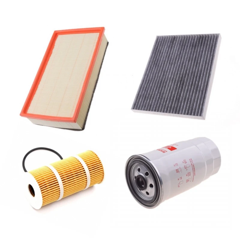 

4 шт./компл. набор фильтров для DONGFENG YUFENG 2.3T, M9T 20-21 воздушный фильтр двигателя, масляный фильтр, кабиновый фильтр и дизельный фильтр