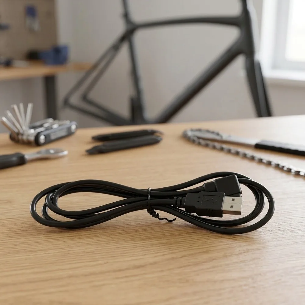 EW-EC300 Compatible Cable Bike Electronic Shifting Cable 1.5-Meter Extended Length Built-in LED Indicator Cable Connector
