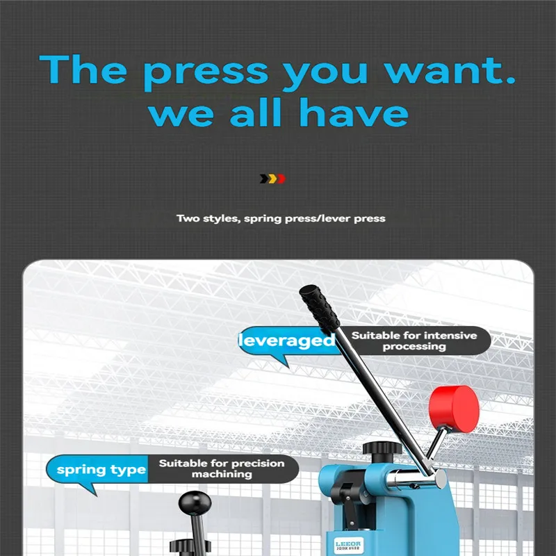 

Small manual press precision hand beer machine desktop stamping machine die-cutting machine, punching machine
