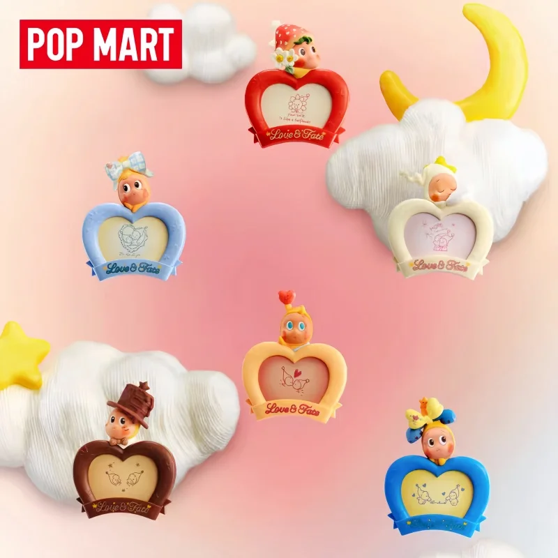 

Hot Selling Genuine Products Popmart Star People'S Flipped Heart Series Photo Frames Refrigerators Blind Boxes Collection Gifts
