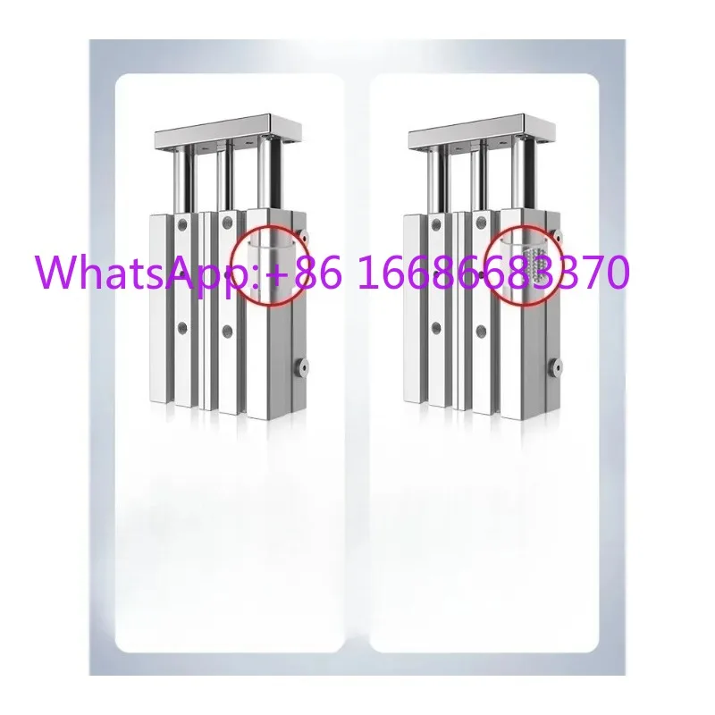 TCL three-axis three bar cylinder with guide rod, cylinder di-ameter 12/16/20/25/32/40/50/63-10~75~100S