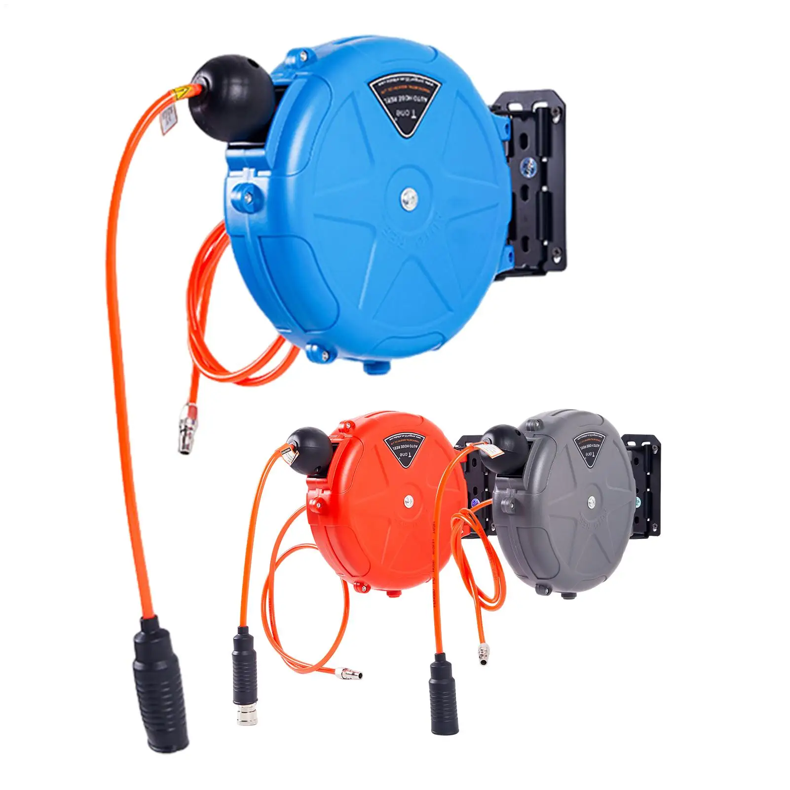 

For Workshops Air Hose Reels Heavy Duty Wall Mounted Auto Rewind 32.8ft Air Compressor Reel for Automotive Repair Machine Tool