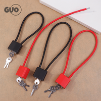 28/38cm Safety Anti-Theft Portable Hardened Outdoor Plastic Steel Cable Shot Padlock key Length Gun trigger Lock locker lcoks