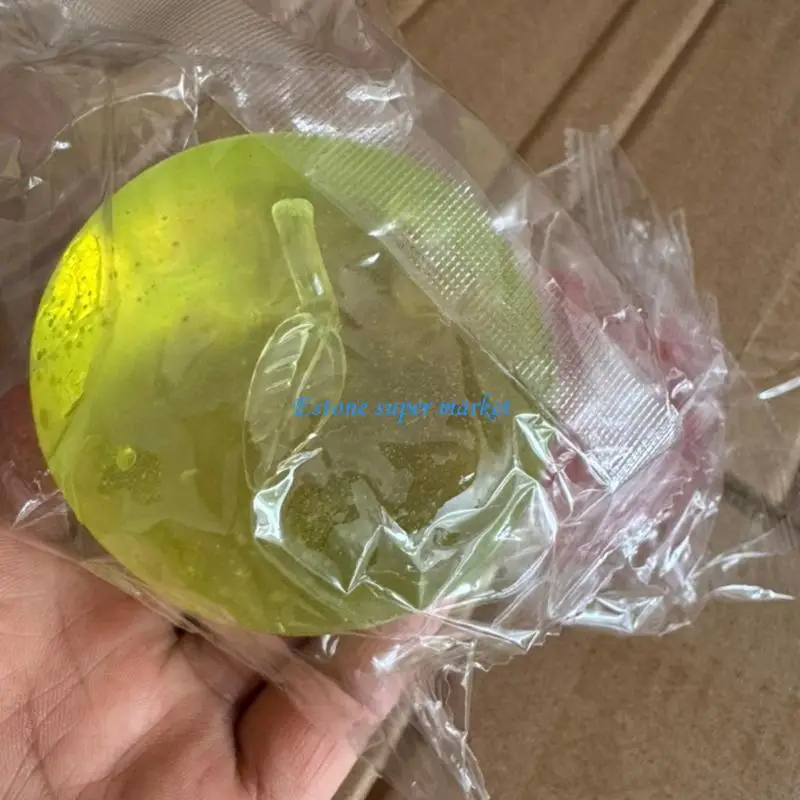 090B Life Like Fruit Squeeze Ball Stress Reliever Pinch Toy With Slow Rising Design For All Ages Sensory Development