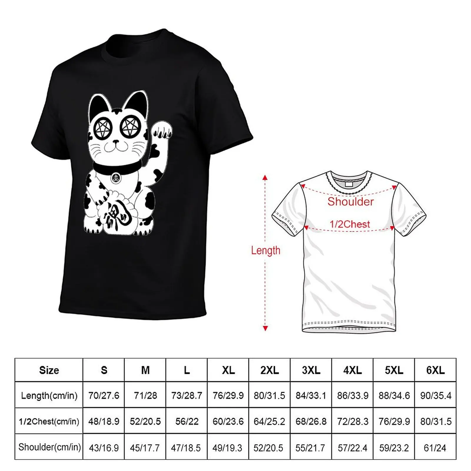 Penta Cat The Evil Twin T-Shirt Urban Style Casual Short Sleeve Top