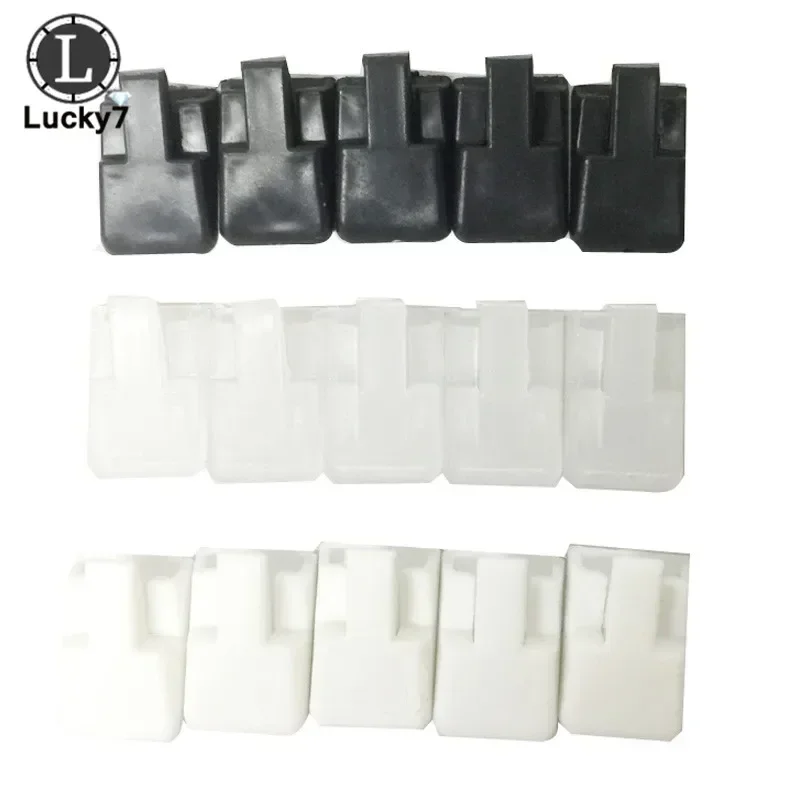 Wholesale lot 200pcs/lot Plastic Ring Stand Black White Clear Ring Clip Ring Display Stand Acrylic Ring Holder