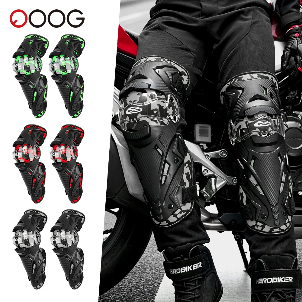 

Motorcycle Knee Pads Wear-Resistant Motocross Knee Protector Anti-Fall Motorbike Riding Protective Gear Outdoor Sport Equipment