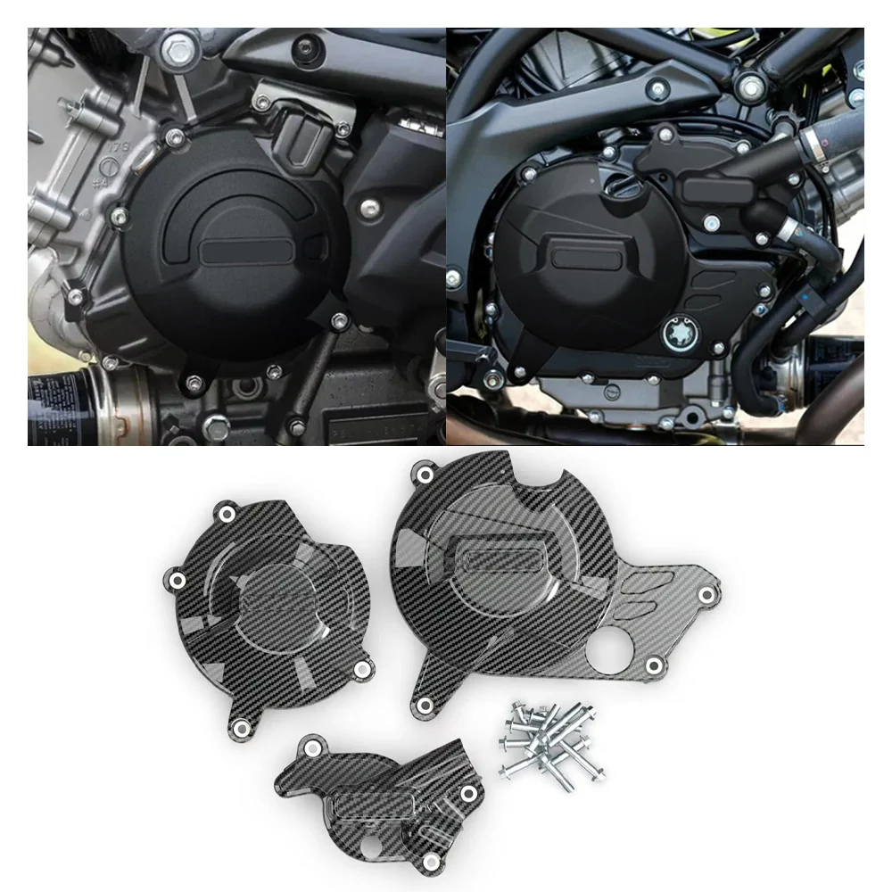 

Fits for Suzuki SV650X SV650 ABS SV 650 650X 2021 2022 2023 2024 Motorcycle Engine Case Cover Set Secondary Protection Guards