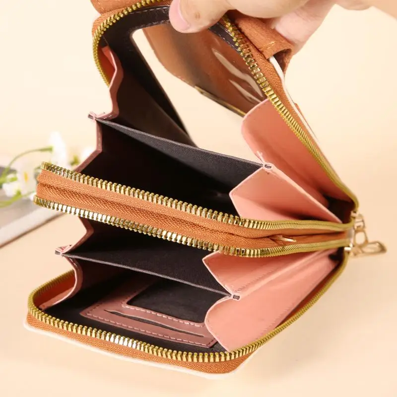 Damen Umhängetaschen Geldbörsen Touchscreen-Handytasche Weiche Lederriemen-Handtasche für Frauen Luxus-Messenger-Taschen – Detail 3