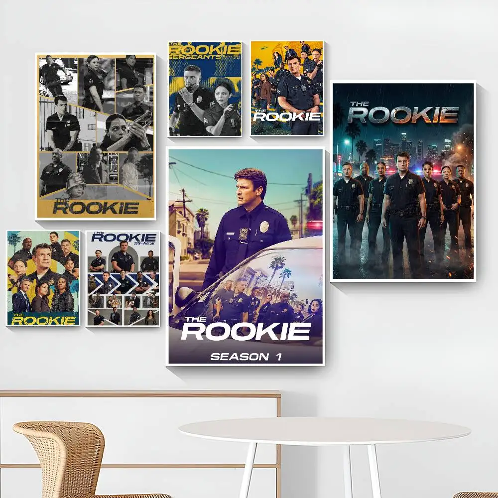 The Rookie TV Serie Whitepaper Poster Waterproof Paper Sticker Coffee House Bar Aesthetic Art Wall Painting