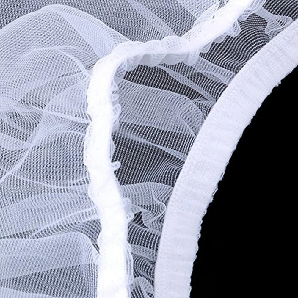 1 Uds jaula para loros cubierta de malla protector de red transpirable para protección de carcasa de aviário grande fácil ajuste diseño seguro blanco