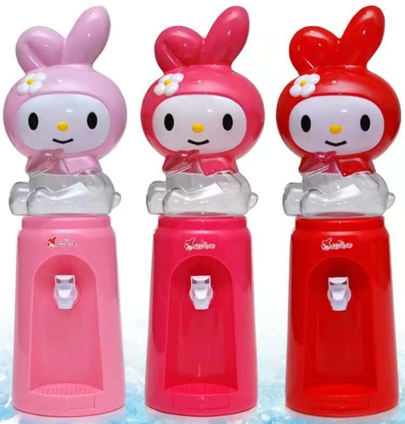 Sanrio Hello Kitty Water Dispenser Toy Cartoon Pikachu My Melody Play House Toys for Children Game Cute Sweet Drink Kitchen Toys