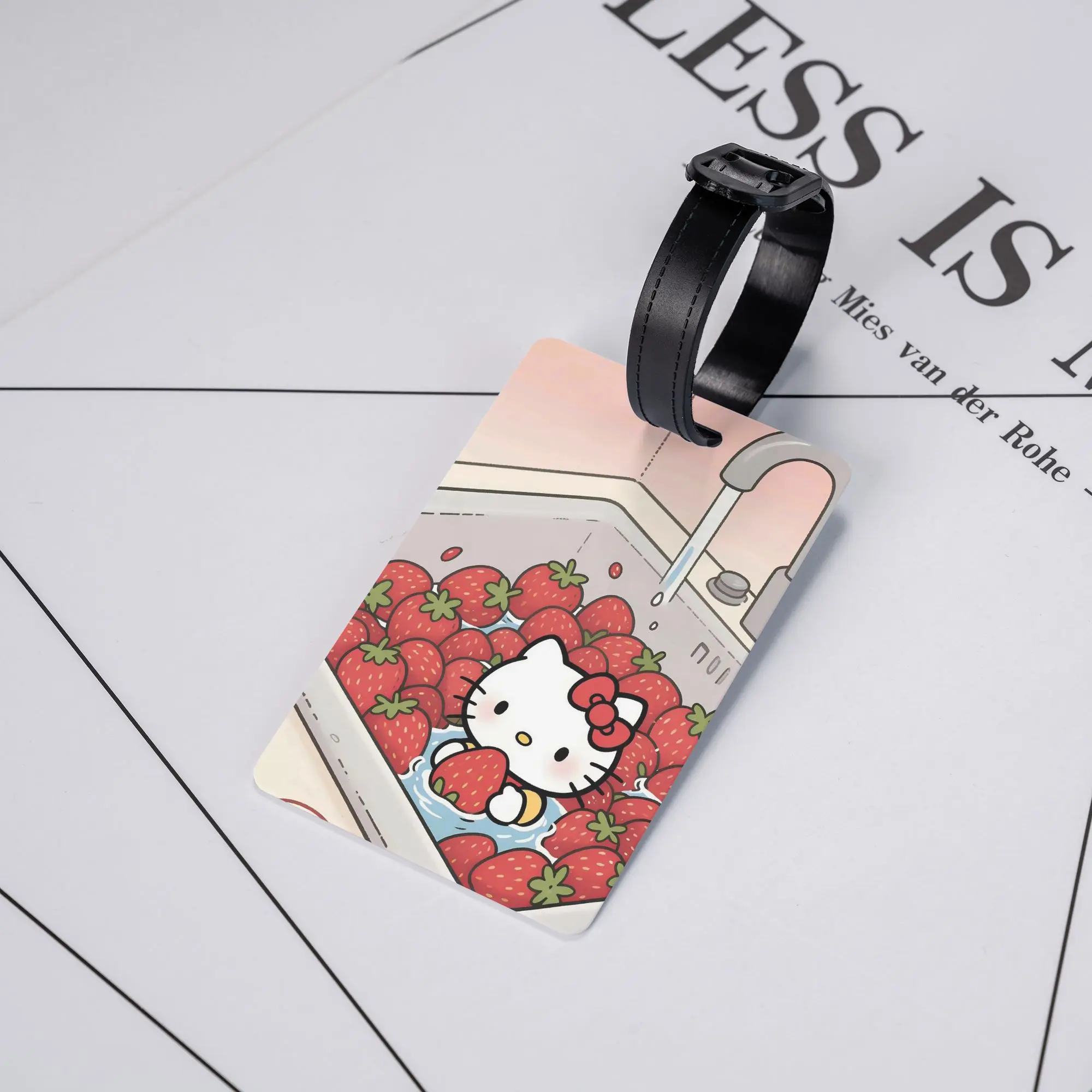 

Hello Kitty мультфильм багажная бирка чемодан ПВХ дорожные аксессуары чемодан сумка бирки ID адрес портативная дорожная этикетка подарки