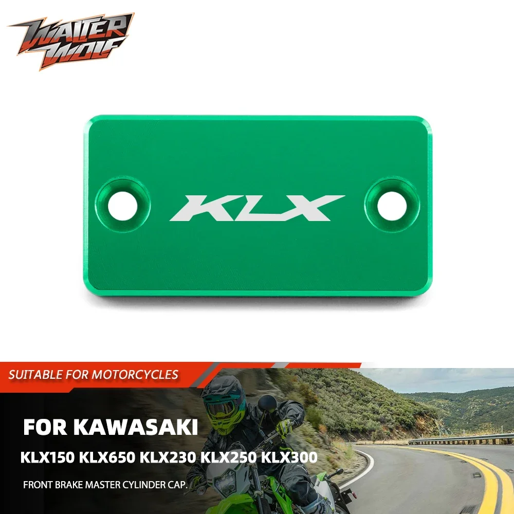 Brake Reservoir Cover For Kawasaki KLX150L KLX230 /S/SE/SM KLX250 /S/SF/R KLX300 /SM/R KLX650 KLX450R Fluid Oil Pump Cap Motor