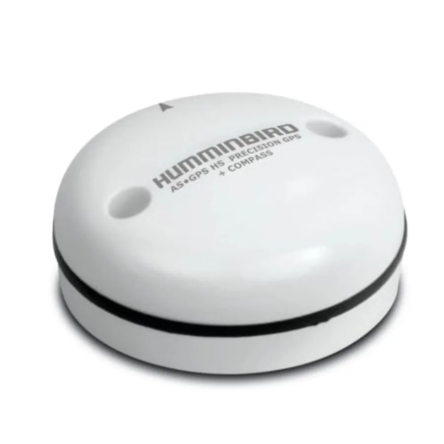 

408400-1 AS GPS HS - External GPS Receiver with Heading Sensor for marine navigation, rugged aluminum housing, black finish, hi