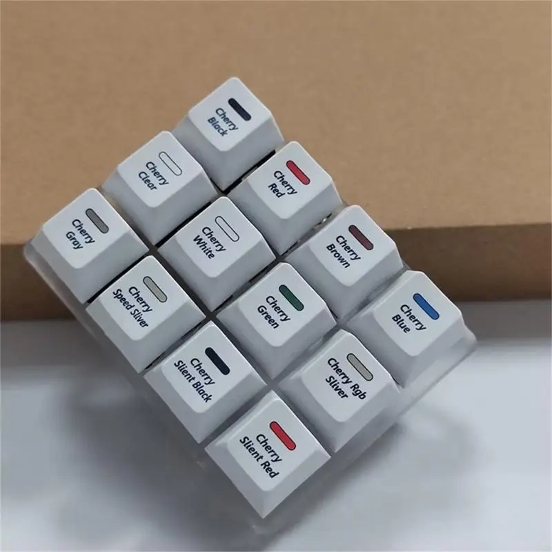 Teclados U55C Cherry MX Tester Design chanfro liso nas bordas